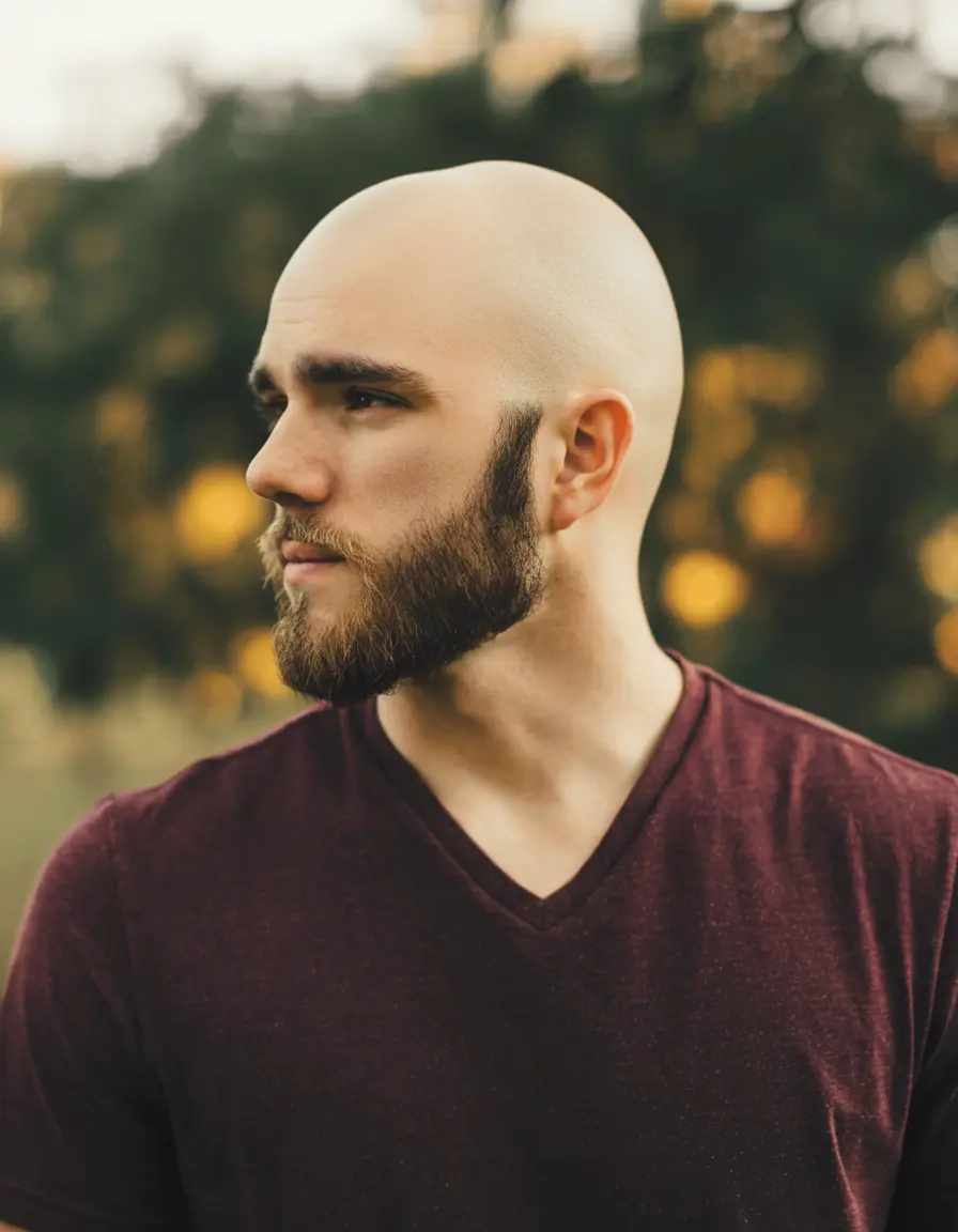 After - Bald simulation